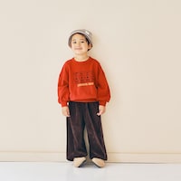 ダークブラウン（太ピッチ）／モデル身長105㎝、110サイズ着用