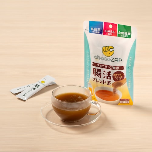 【チョコザップ監修】飲みやすいほうじ茶ベースブレンド茶 10包×4袋セット
