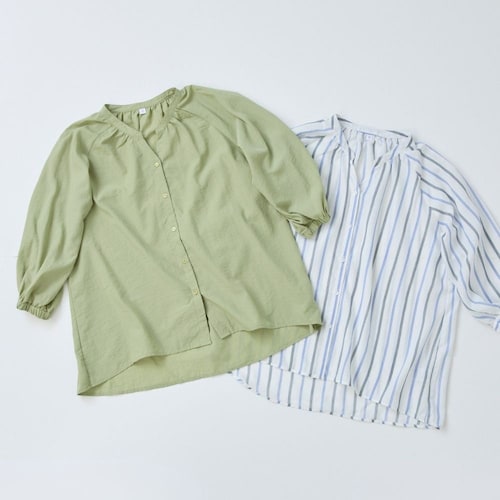 マオギャザーブラウス【大きいサイズ】