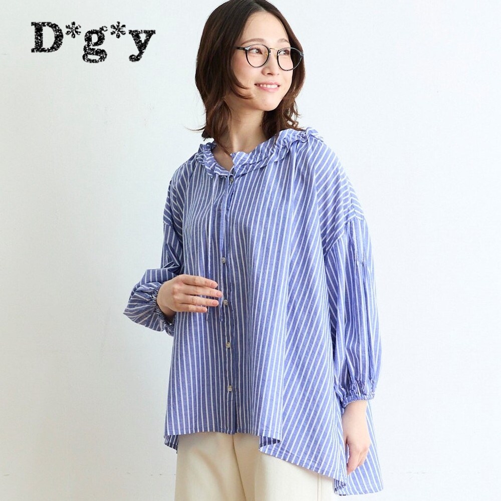 【ディージーワイ/D*g*y】ストライプブラウス