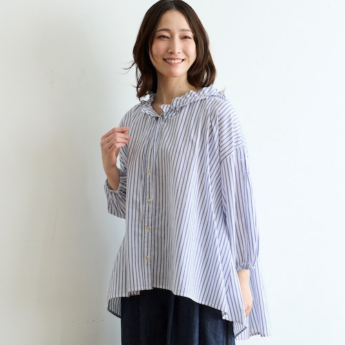 ストライプブラウス