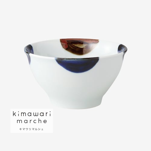 「手描きの柄が、ぽってりかわいい」暮らしになじむデザイン丼ぶり 波佐見焼【食洗機/電子レンジ対応】