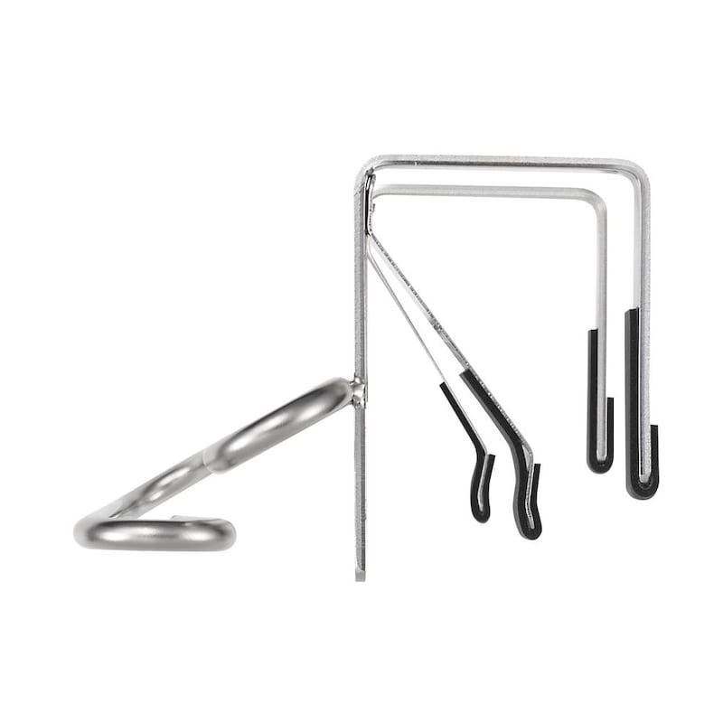 バーがずれにくいストッパー付き