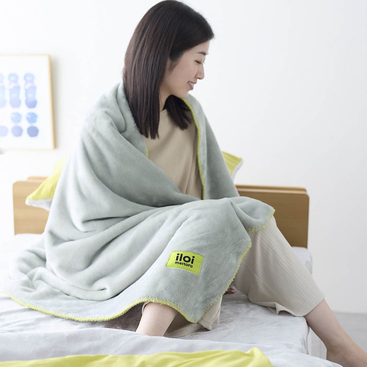 北欧スタイルのブランケット 【あったかなめらかな肌ざわり】