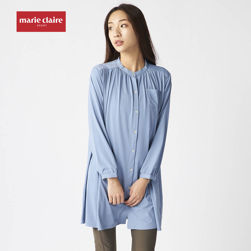 【マリ・クレール スポール/marie claire SPORT】【特別価格】接触冷感ロング丈シャツ