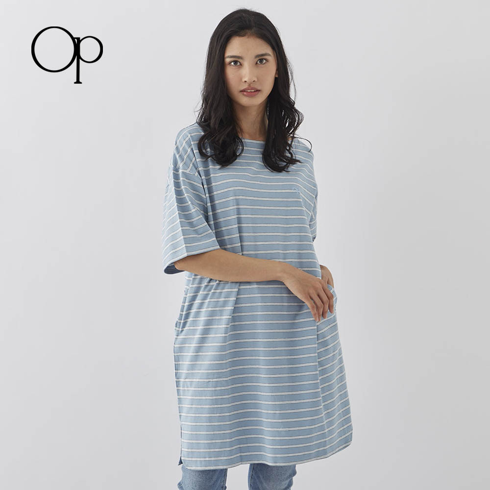 【オーシャンパシフィック/OCEAN PACIFIC】【特別価格】ストレッチボーダーワンピース