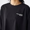 正面／長袖Tシャツ（ブラック×カーキ）
