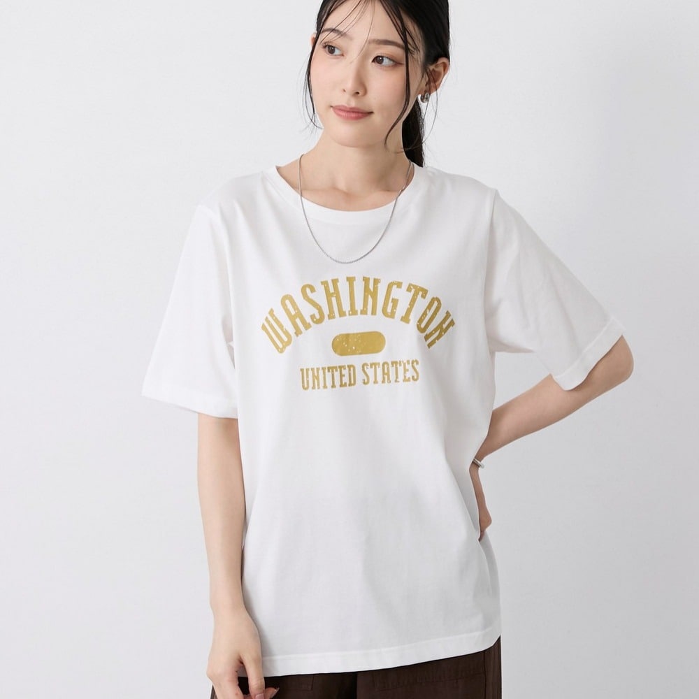 【8月7日再値下げ】 カレッジロゴTシャツ 【8月7日再値下げ】 カレッジロゴTシャツ