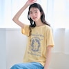 【スポンジ・ボブ/SpongeBob】スポンジボブプリントTシャツ