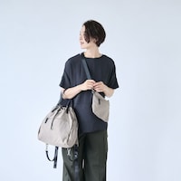 トート＆ポーチショルダー（グレージュ）