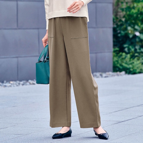 すっきり見えを叶えるベイカーポケットハンサムパンツ