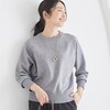 【ベルメゾン】洗濯機で洗えるクルーネックニットプルオーバー