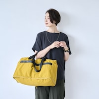 【長い持ち手】肩掛けトート（チャコール）