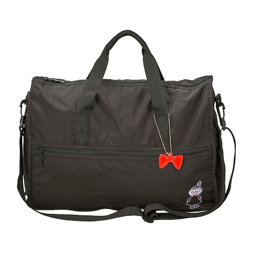 リフレクトチャーム付きコンパクトに折りたためるボストンバッグ／リトルミイ「ムーミン」