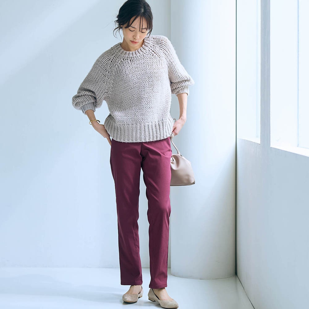 モデル身長170cm／Ｍ・股下72cm ※写真は撮影用のため股下+4cmになります。