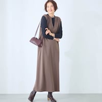 モデル身長168cm／M ※写真は撮影用のため身丈+4cmになります。