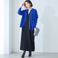 モデル身長168cm／M ※写真は撮影用のため身丈+4cmになります。