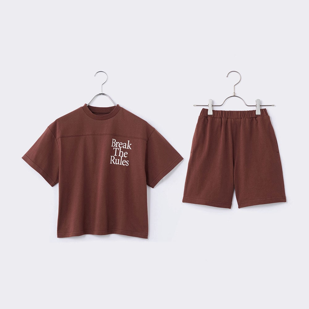 【LYKKE PARTY】半袖Tシャツ&ショートパンツセットアップ 【LYKKE PARTY】半袖Tシャツ&ショートパンツセットアップ