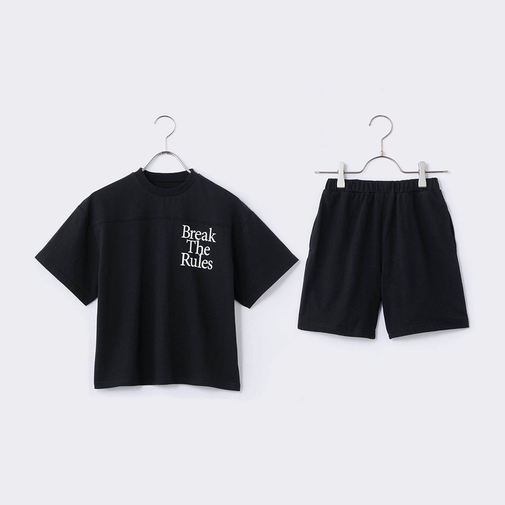 【LYKKE PARTY】半袖Tシャツ&ショートパンツセットアップ 【LYKKE PARTY】半袖Tシャツ&ショートパンツセットアップ