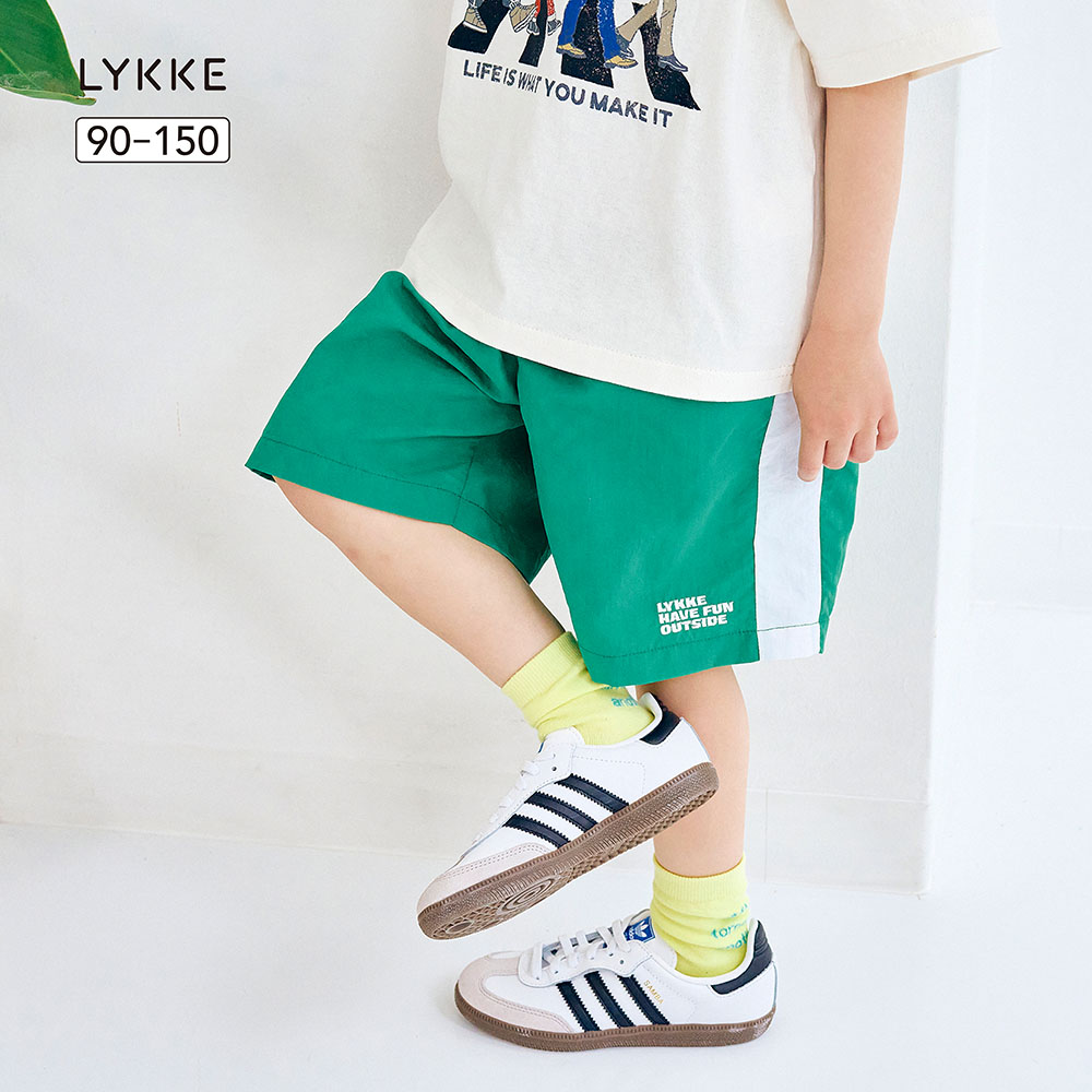 【リッケ/LYKKE】【LYKKE PARTY】ナイロン切替えハーフパンツ