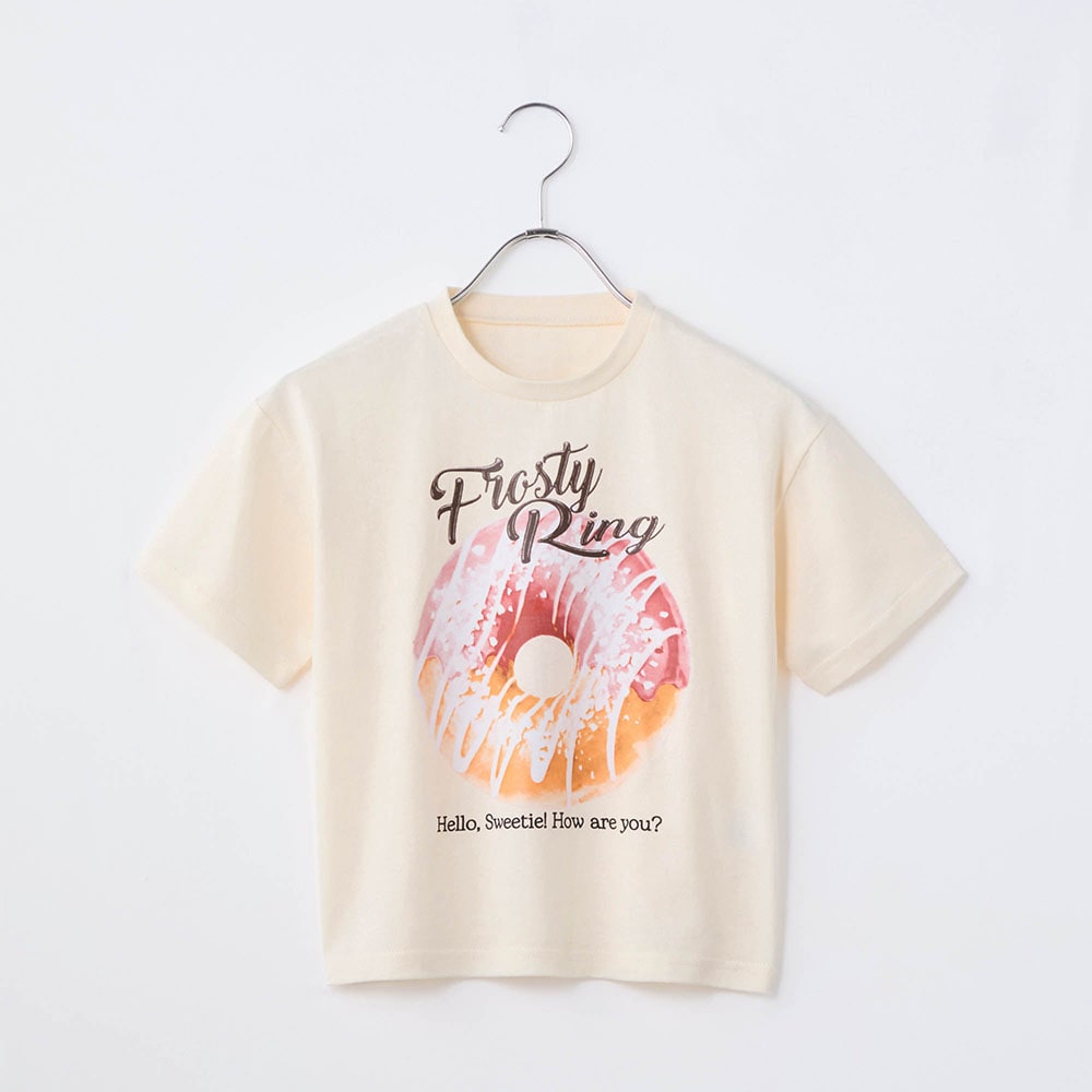 【LYKKE PARTY】フードフォトプリント半袖Tシャツ 【LYKKE PARTY】フードフォトプリント半袖Tシャツ