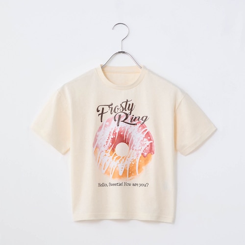 【LYKKE PARTY】フードフォトプリント半袖Ｔシャツ