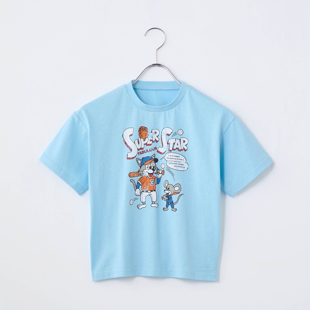 【LYKKE PARTY】アニマルモチーフプリント半袖Tシャツ 【LYKKE PARTY】アニマルモチーフプリント半袖Tシャツ