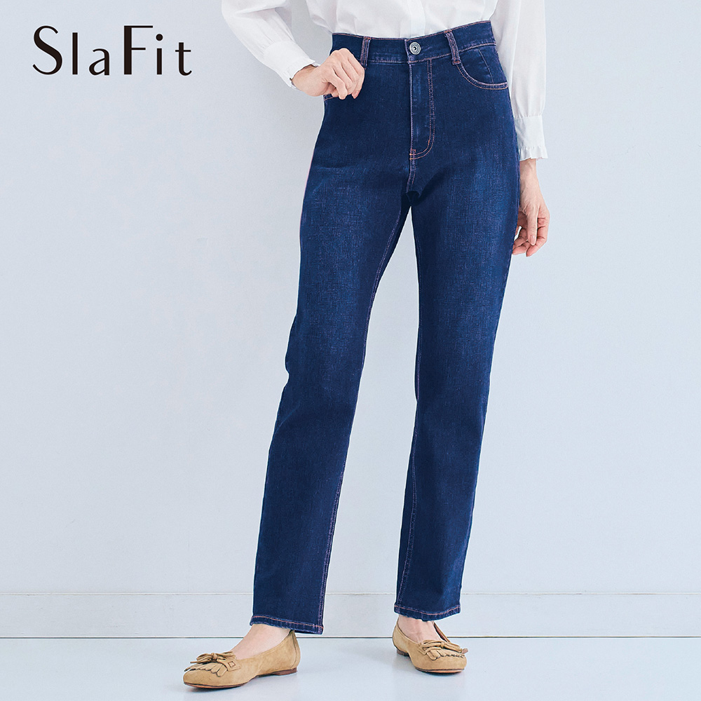 【スラフィット/SlaFit】新スラフィットスリムストレートデニムパンツ