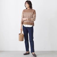 モデル身長170cm／M70 ※写真は撮影用のため+股下3cmになります。