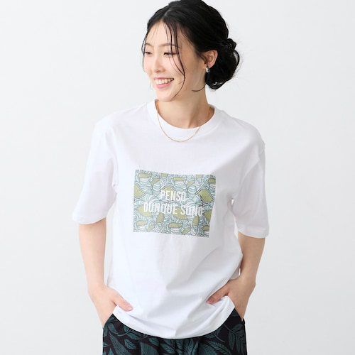 プリント半袖Tシャツ