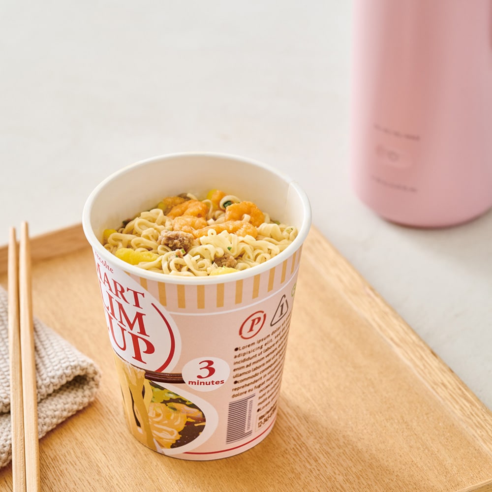 ティーカップ1～2杯分やカップ麺1個分にぴったり