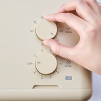 温度は35℃～75℃、最大9時間までのタイマーを搭載
