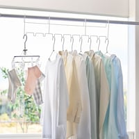 ホルダーが分かれているので、偏らず等間隔に干せます