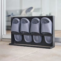 劣化を軽減できるベランダ用スリッパラック