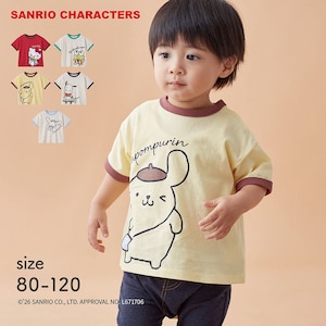 【サンリオキャラクターズ】薄くて涼しいプリント半袖Tシャツ(サンリオキャラクターズ)