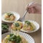 すくう部分が広く、ふちの絶妙な曲線がお皿にフィット！料理をきれいにすくうことができます（24cm）