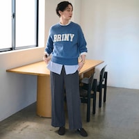 モデル身長173cm／M ※写真は撮影用のため股下+4cmになります。