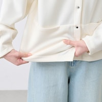 ストレッチ性のある素材で着心地も快適