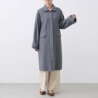 モデル身長168cm／M ※写真は撮影用のため着丈+6cmになります。