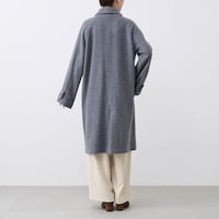 モデル身長168cm／M ※写真は撮影用のため着丈+6cmになります。