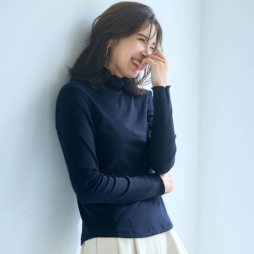 シルクカシミヤブレンドカットソー［日本製］