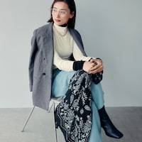 モデル身長168cm／M　※カットソーのみ着用