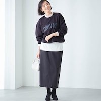 モデル身長168cm／M　※スウェットのみ着用