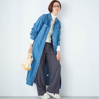 モデル身長168cm／M　※カットソーのみ着用