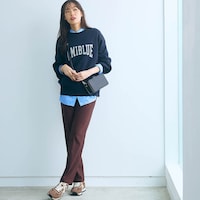 モデル身長170cm／M　※シャツのみ着用