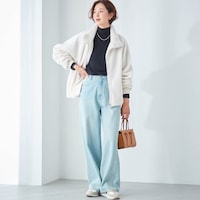 モデル身長168cm／M　※カットソーのみ着用