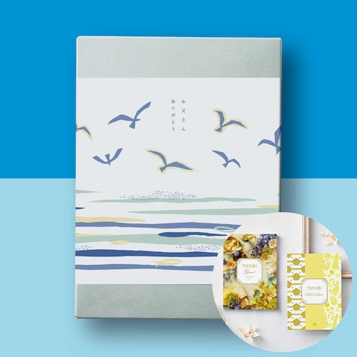 【送料無料】 【父の日掛け紙】【カタログギフト】ＭＵＳＵＢＩ＜藤黄＞