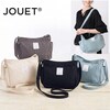 【ジョエット/JOUET】サイドポケット付きキャンバスショルダーバッグ