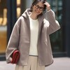 【スタイルノート/StyleNote】軽い着心地のウールライクミドル丈コート