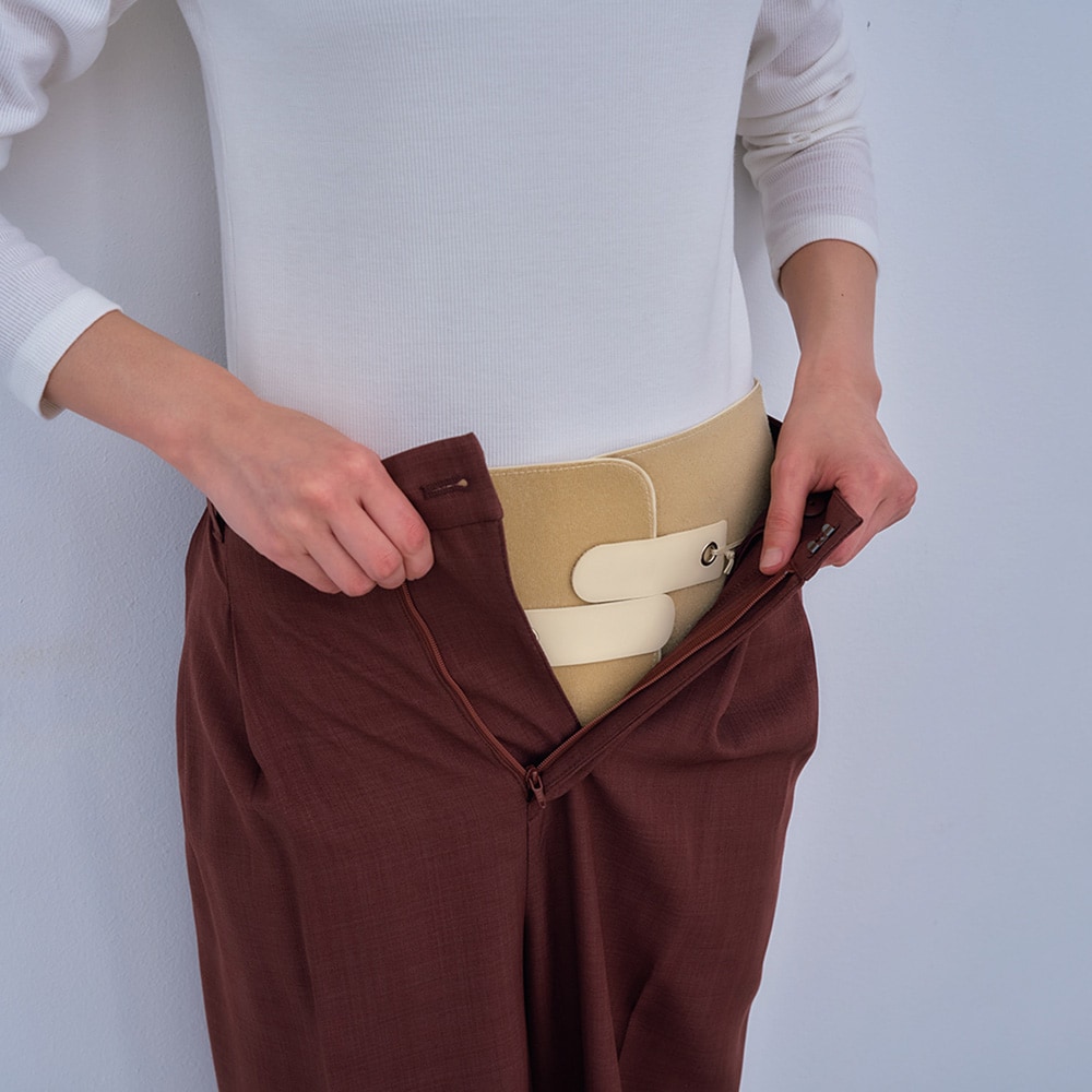薄手だから服の中でもかさばりにくい